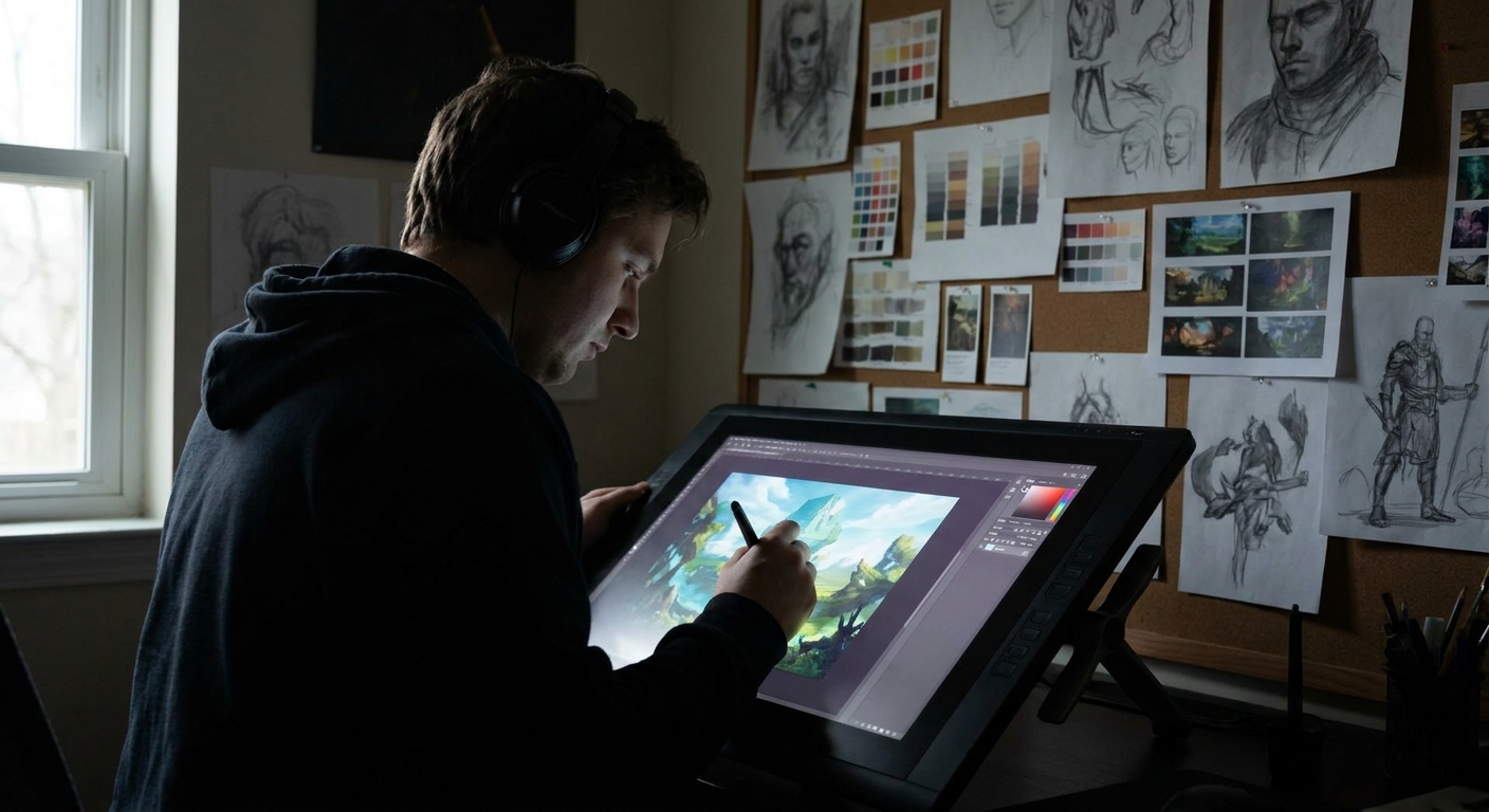 Painting With Intent: A Practical Framework for Strong Digital Illustrations