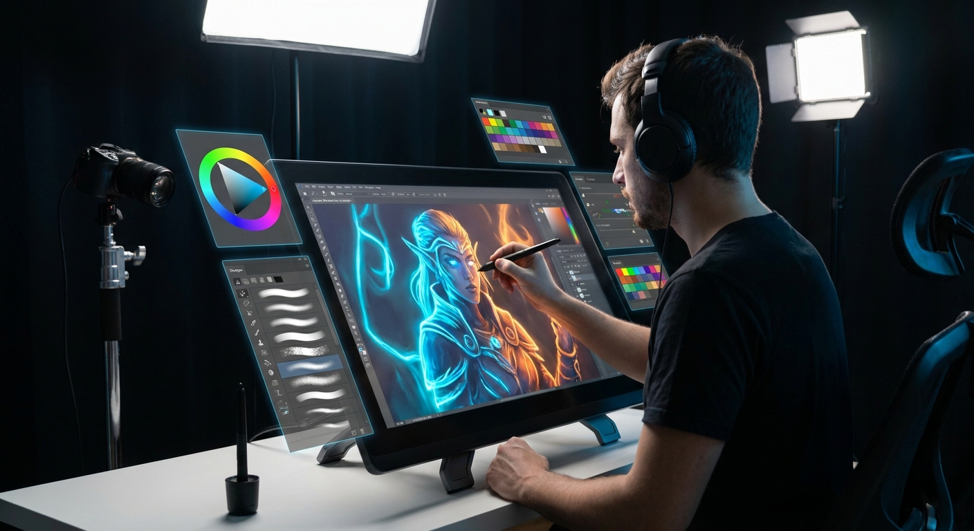 Painting With Light: A Practical Color Theory Workshop for Digital Artists