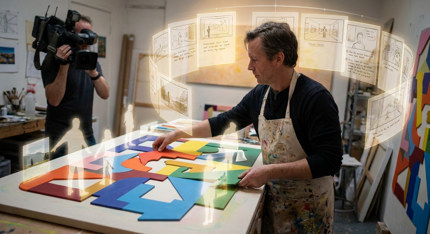 Story-First Illustration: Visual Narratives Using Shape, Color, and Composition