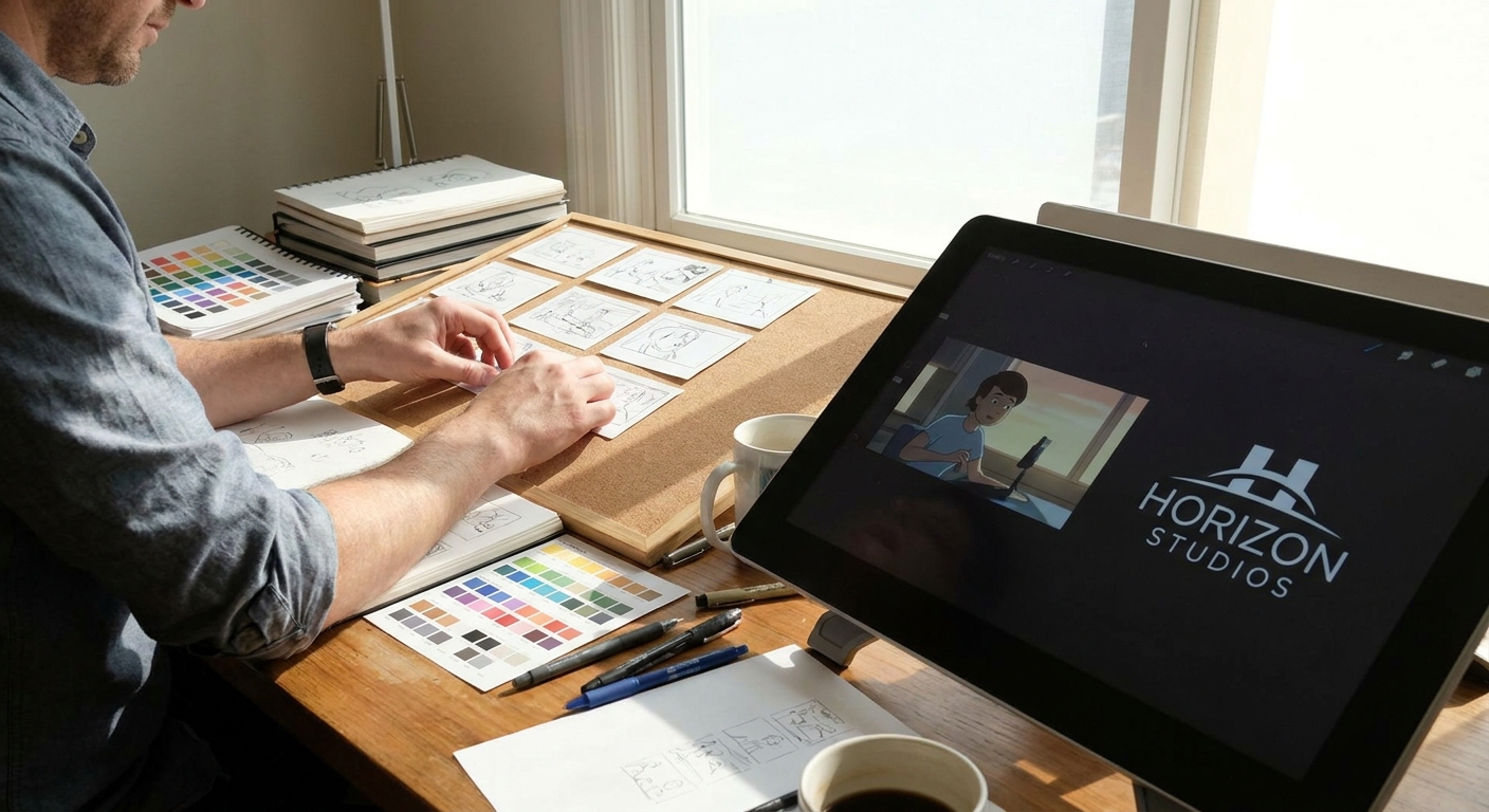 Storyboard Your Brand: A Visual Blueprint for Building a Recognizable Digital Art Identity